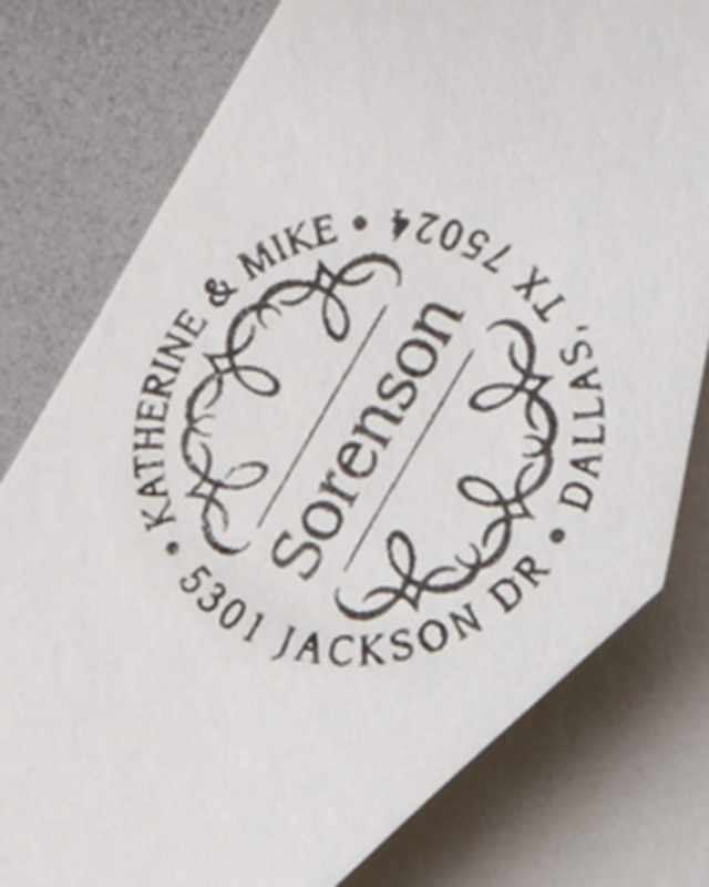 Scroll Address Stamp